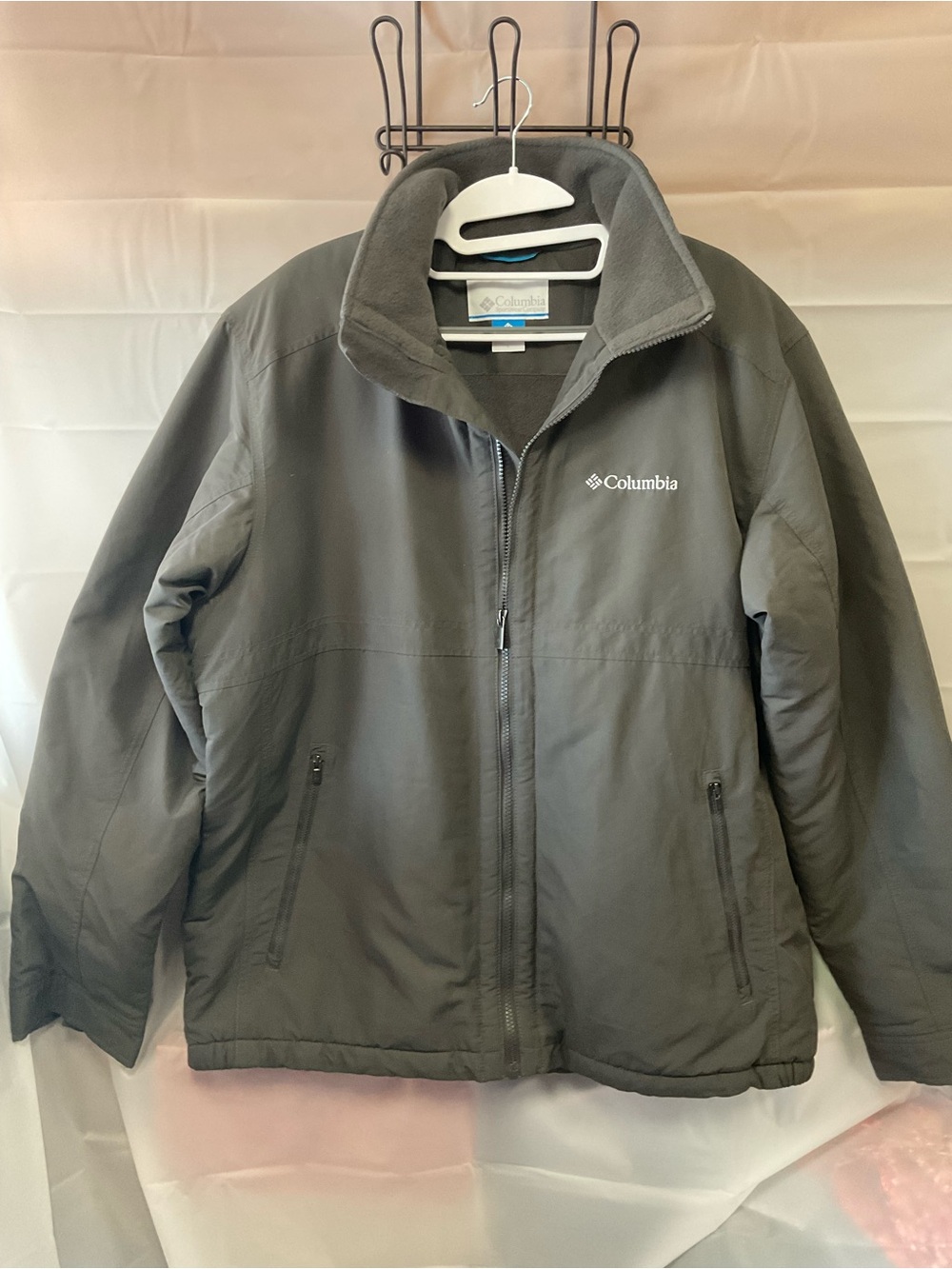 Columbia Men's Charcoal Gray Performance Full-Zip Jacket